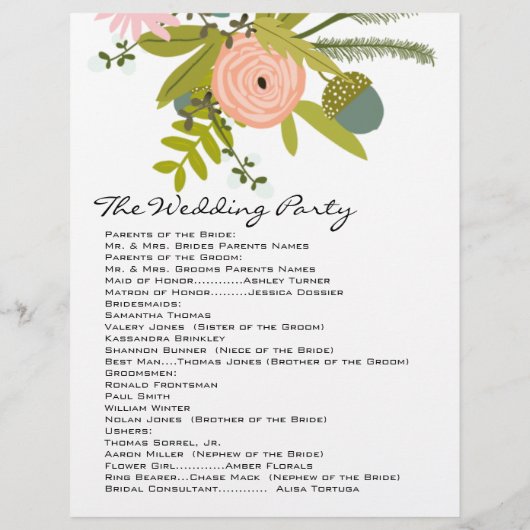 Floral en fauna (Achterkant)