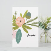 Floral en fauna briefpapier (Staand voorkant)