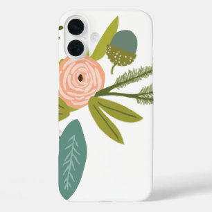 Floral en fauna iPhone 16 plus hoesje