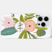 Floral en fauna Case-Mate iPhone case (Achterkant (horizontaal))