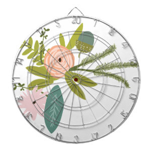 Floral en fauna dartbord