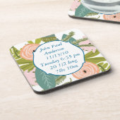 Floral en fauna drankjes onderzetter (Linkerzijde)