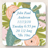 Floral en fauna drankjes onderzetter (Voorkant)