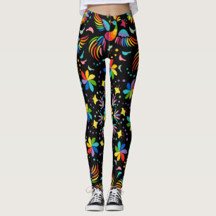Floral en glamour naadloze zomer leggings