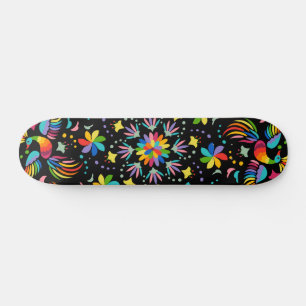 Floral en glamour naadloze zomer skateboard