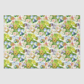 Floral en Monarch Weefselpapier Tissuepapier