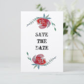 Floral Enregistrer la carte de date (Debout devant)