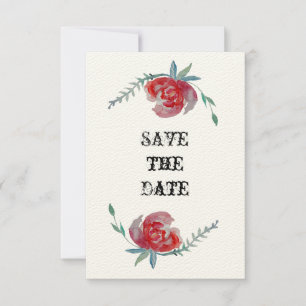 Floral Enregistrer la carte de date
