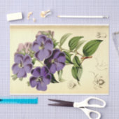 Floral Ephemera Decoupage Paarse Tissuepapier (Craft)