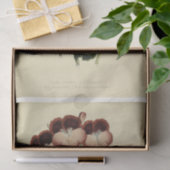 Floral Ephemera Decoupage Paarse Witte Pansies Tissuepapier (Geschenk)