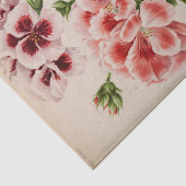 Floral Ephemera Decoupage Roze Bourgogne Tissuepapier (Detail)