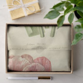 Floral Ephemera Decoupage Roze Paarse Spring Tulp Tissuepapier (Geschenk)