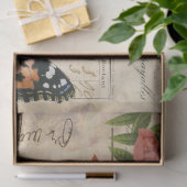 Floral Ephemera-ontkoppeling Tissue Tissuepapier (Geschenk)