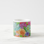 Floral Espresso Cup Kleine Tea Party Espresso Kop (Voorkant)