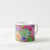 Floral Espresso Cup Kleine Tea Party Kop (Voorkant rechts)