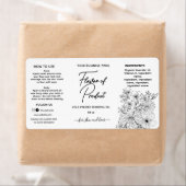 Floral Essential Oil Bottle Label (Insitu)