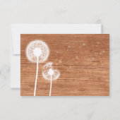 Floral et chêne RSVP (Dos)