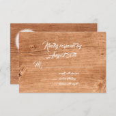 Floral et chêne RSVP (Devant / Derrière)