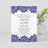 Floral et Faire-part de mariage moderne (Debout devant)