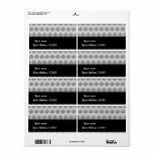 Floral Etiket (Full Sheet)