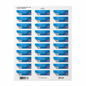 Floral Etiket (Full Sheet)