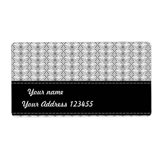 Floral Etiket (Voorkant)