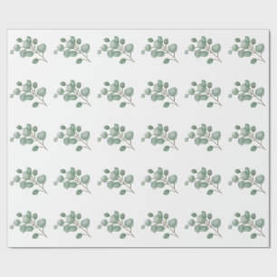 Floral Eucalyptus Cadeaupapier