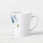 Floral Eucalyptus Grandparent 1e Kerstmis Latte Mok (Rechts)