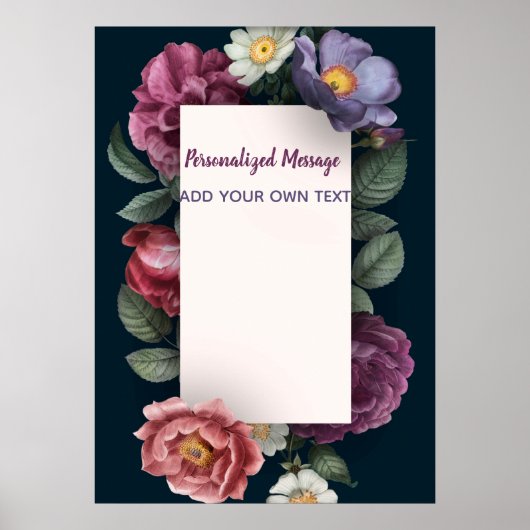 Floral Event Poster (Voorkant)