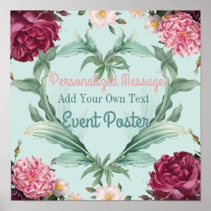 Floral Event Poster