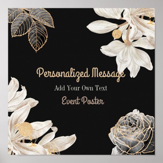 Floral Event Poster (Voorkant)