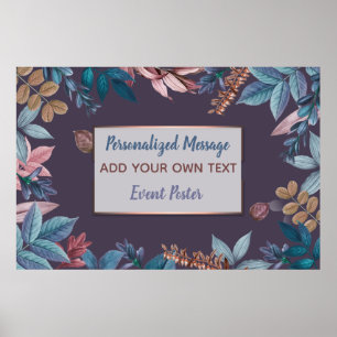 Floral Event Poster