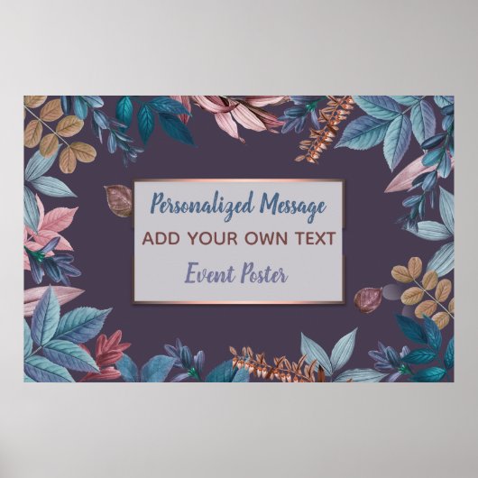 Floral Event Poster (Voorkant)