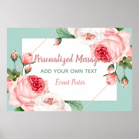 Floral Event Poster (Voorkant)