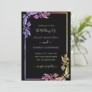 Floral - Exemple de votre Faire-part de mariage de