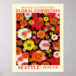 Floral Exhibit No. 9 Poster