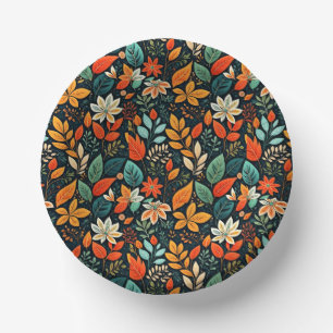 Floral exotische bloemen patroon-24193 papieren kommen