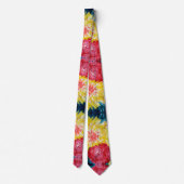 Floral Explosion Abstrcat Painting Stropdas (Achterkant)