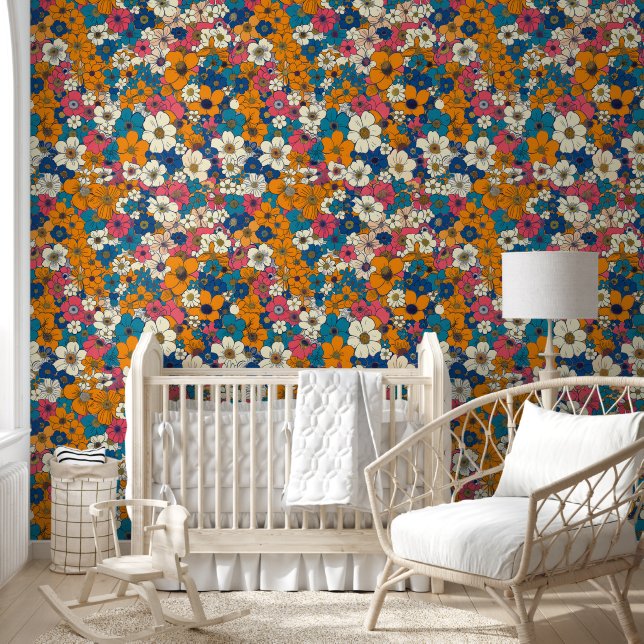 Floral Explosion Behang (Kinderen)