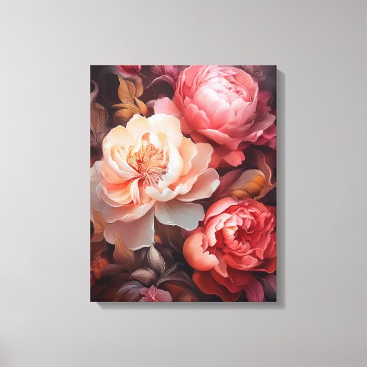 Floral Explosion Canvas Afdruk (Voorkant)