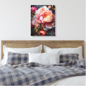 Floral Explosion Canvas Afdruk (Insitu (Slaapkamer))