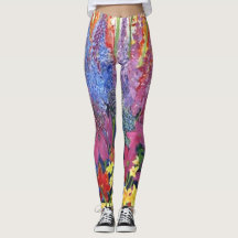 Floral Explosion Leggings_akgestoord