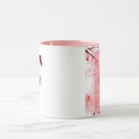 Floral F Initial Mug | Personalized Name & Traits (Centre)