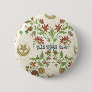  Floral Fabric (160) Ronde Button 5,7 Cm