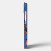 Floral Fabric, blauw Case-Mate iPhone Case (Achterkant / Links)