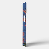 Floral Fabric, blauw Case-Mate iPhone Case (Achterkant / Rechts)