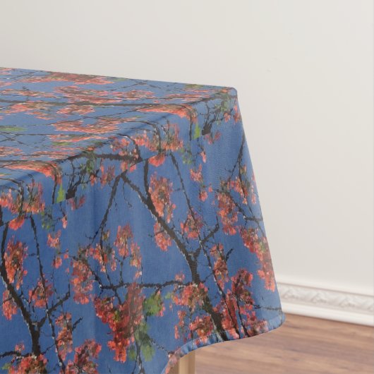 Floral Fabric, blauw Tafelkleed (Voorbeeld)