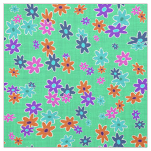 Floral Fabric naadloos patroonkleurig Stof