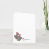 Floral Faire-part de mariage-Sedona Cactus Flower (Dos)