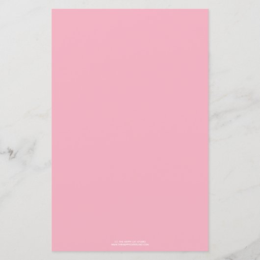 Floral Fairy Baby Predications and Advice Activity (Achterkant)